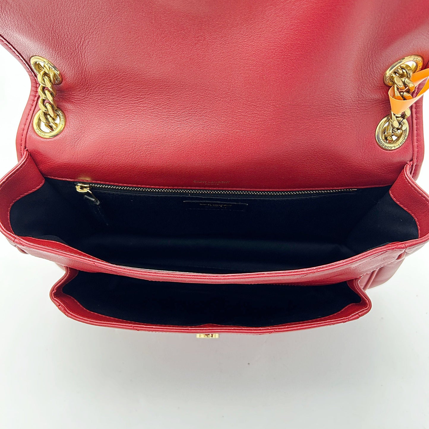 Saint Laurent Leather Niki Medium - Red Shoulder Bags, Handbags 2505142317