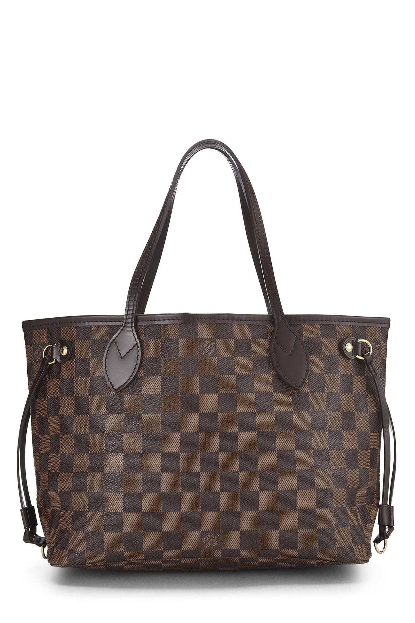 Louis Vuitton, Damier Ebene Neverfull PM, Brown