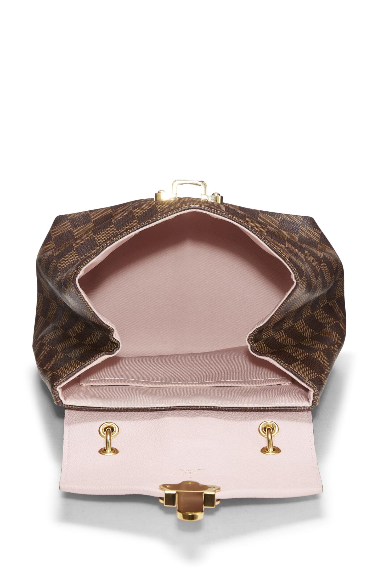 Louis Vuitton, Pink Damier Ebene Clapton Backpack, Pink