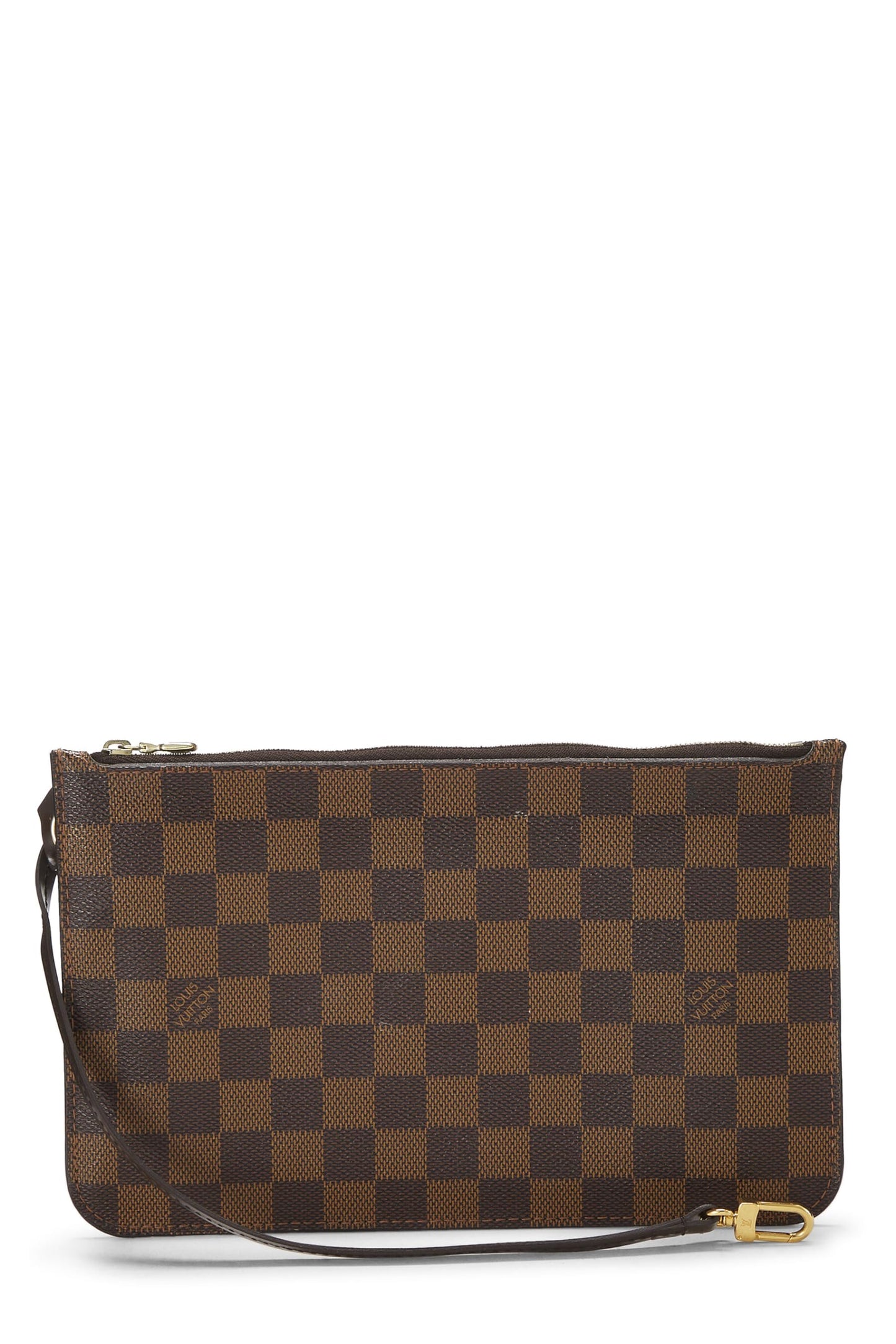 Louis Vuitton, Damier Ebene Neverfull Pouch MM, Brown