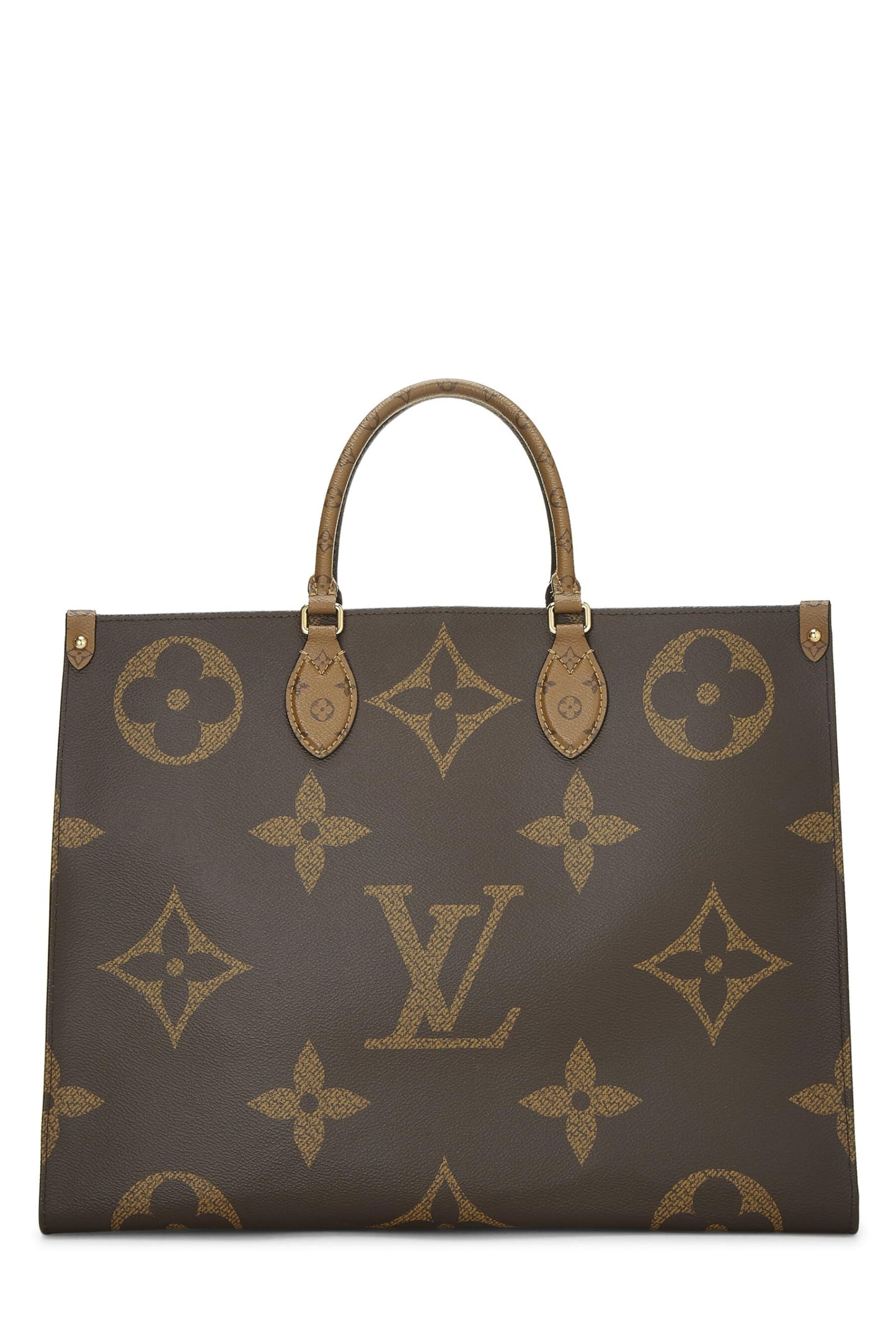 Louis Vuitton, Monogram Reversed Giant On The Go GM, Brown