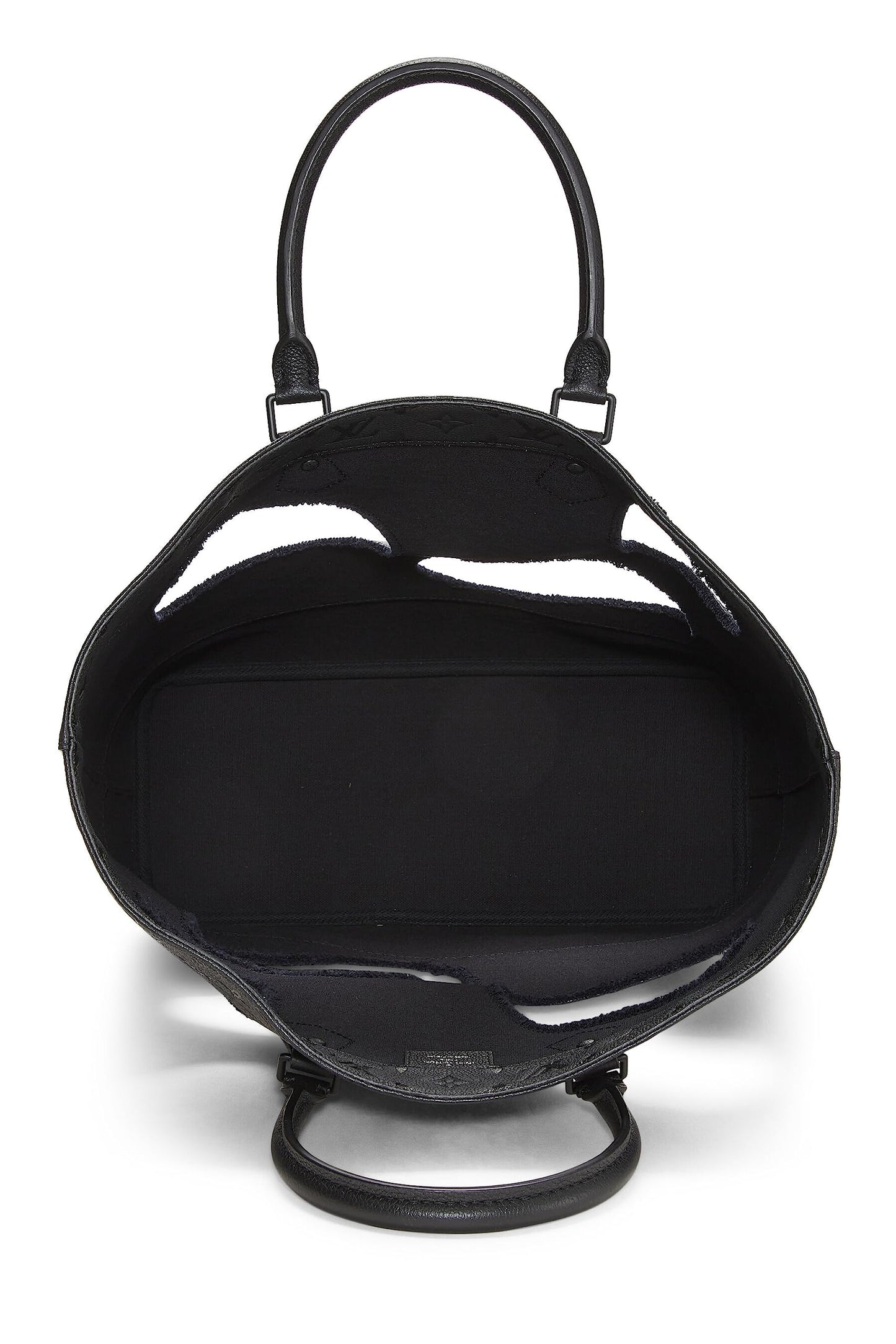 Louis Vuitton, COMME DES GARÇONS x Louis Vuitton Black Monogram Empreinte Bag with Holes, Black