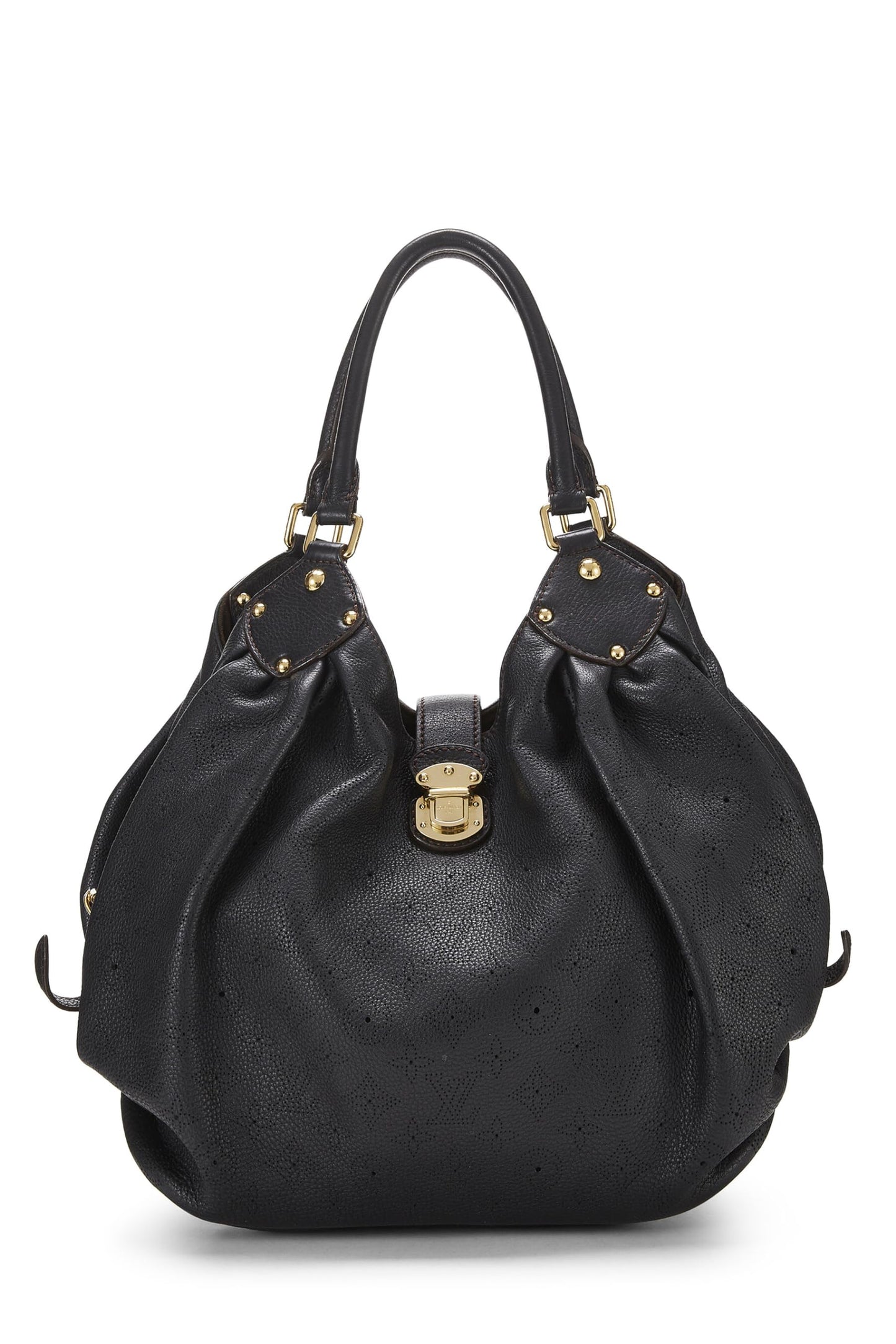 Louis Vuitton, Black Monogram Mahina Large, Black