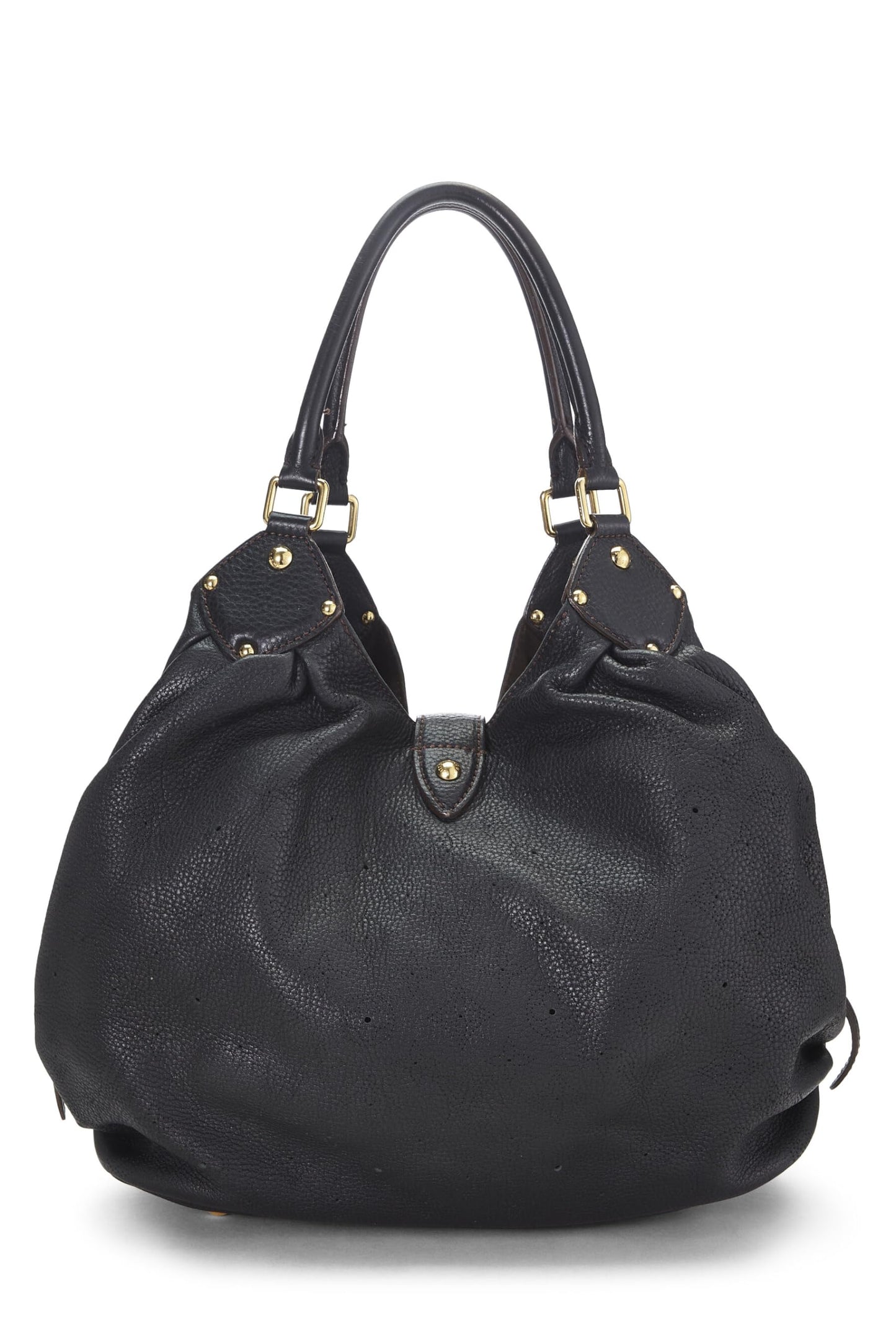 Louis Vuitton, Black Monogram Mahina Large, Black