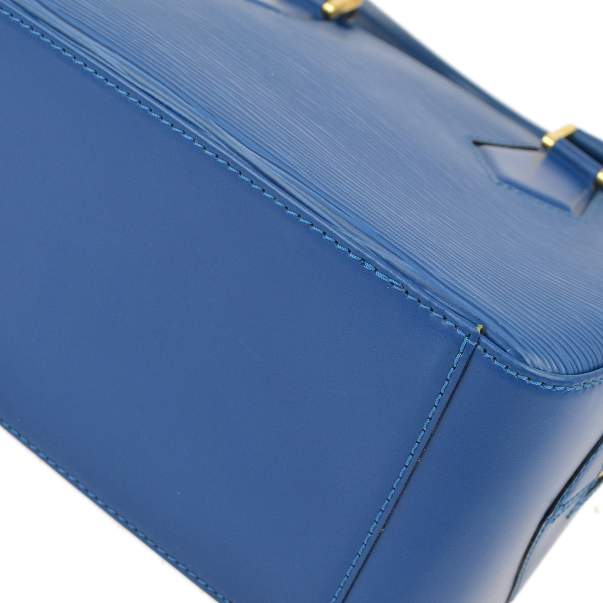Louis Vuitton Blue Epi Sablon Handbag M52045