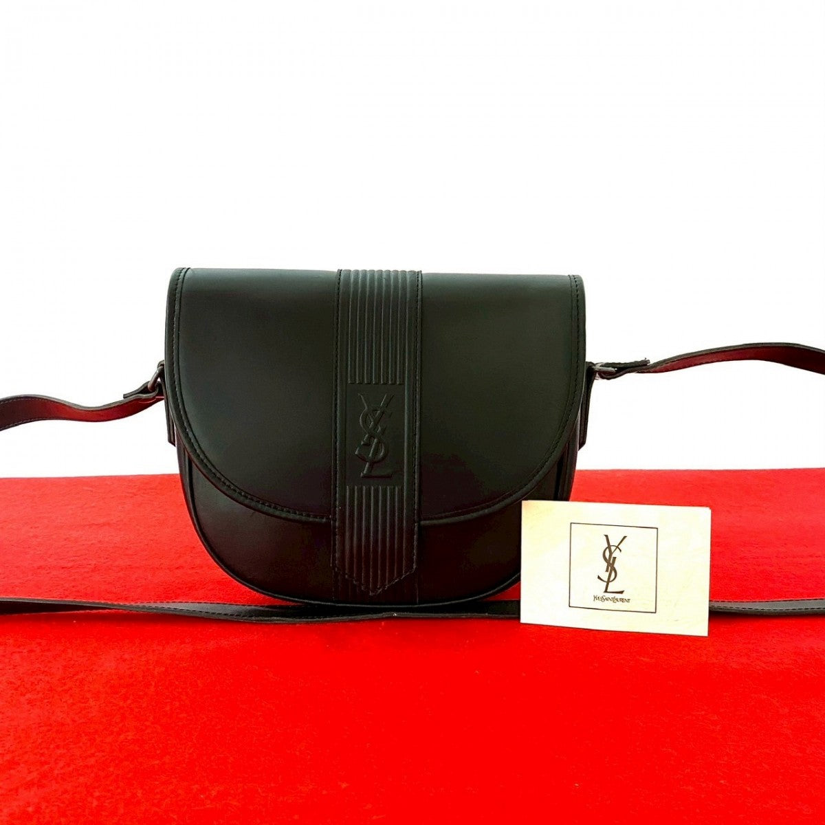 YVES SAINT LAURENT Shoulder Bag leather black