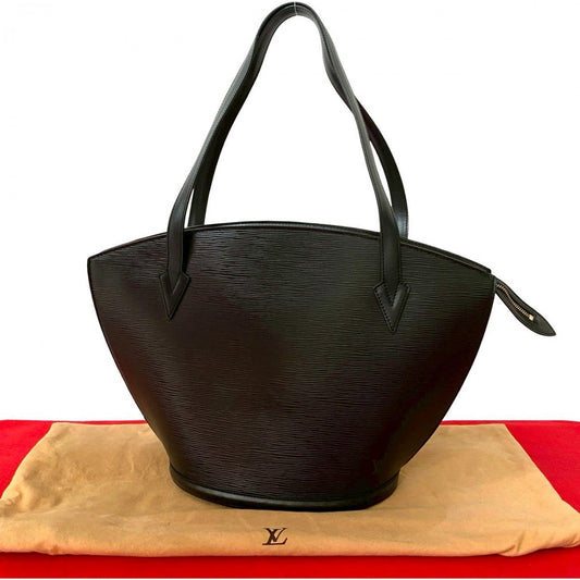 LOUIS VUITTON Tote Bag M52262 Epi Leather black Epi Sunjack shopping Women