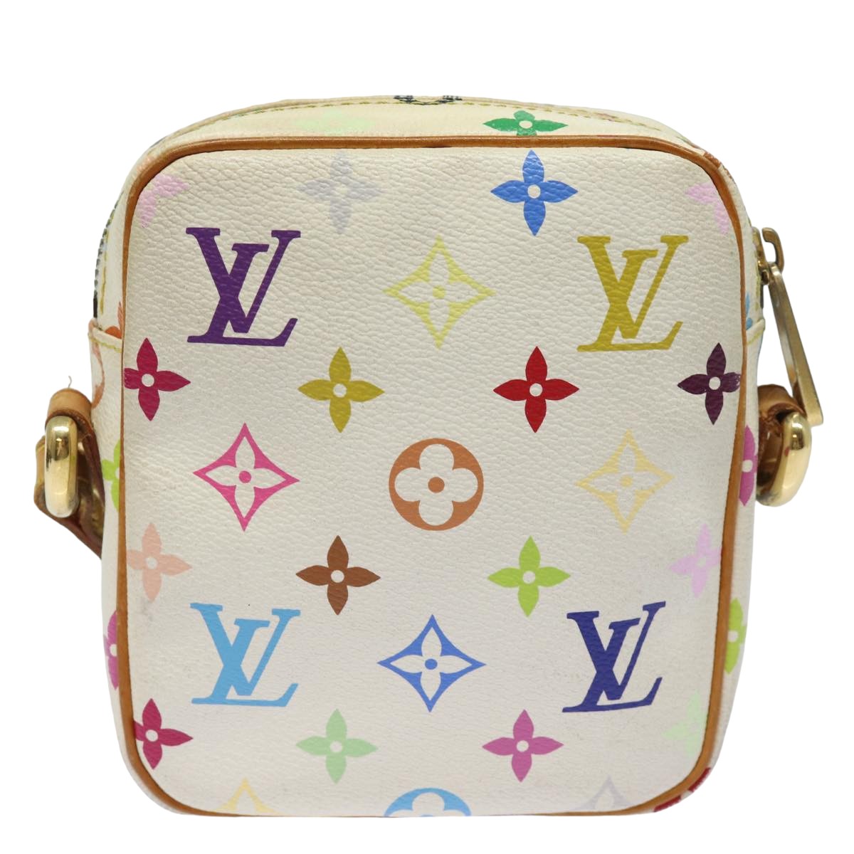LOUIS VUITTON Monogram Multicolor lift Shoulder Bag White M40055 LV Auth 82140