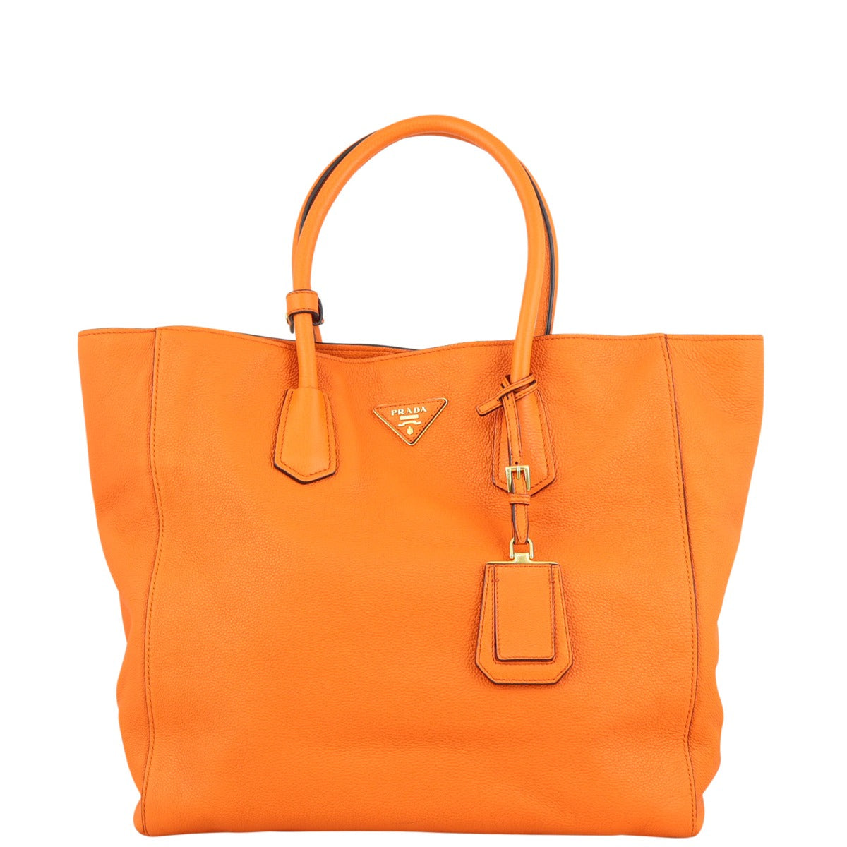 Prada Vitello Grain Shopping Tote
