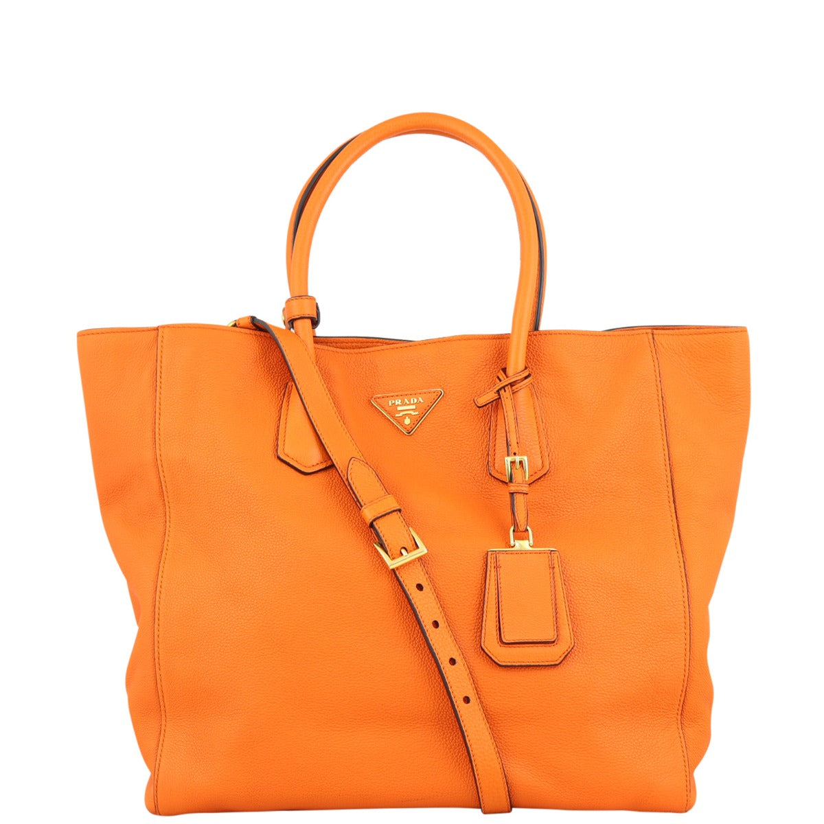 Prada Vitello Grain Shopping Tote