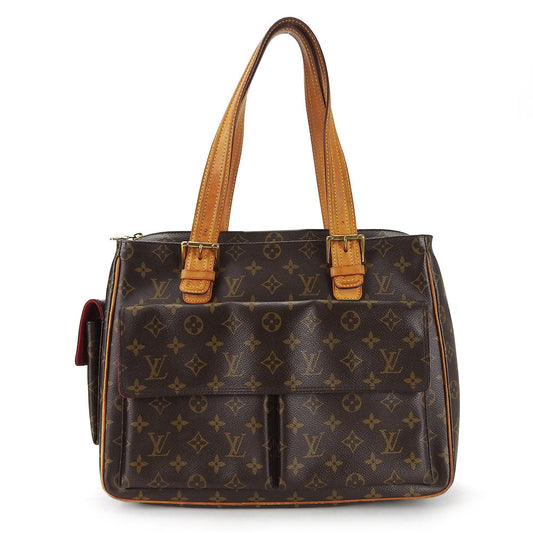 LOUIS VUITTON Tote Bag M51162 Monogram Brown Multiplex