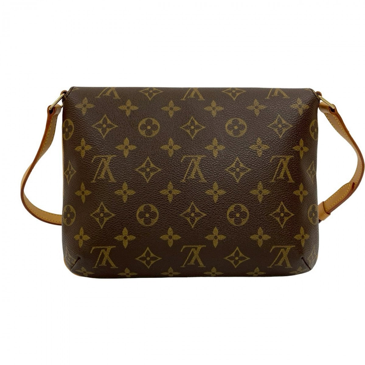LOUIS VUITTON Shoulder Bag M51257 Leather, PVC Brown Monogram Musette Tango Women