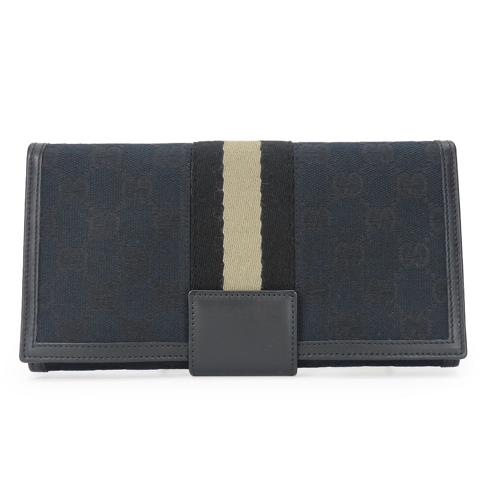 Gucci GG Canvas Bifold Wallet Black