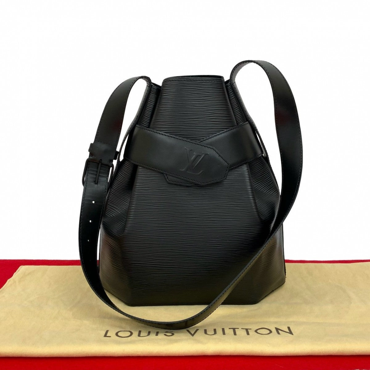 LOUIS VUITTON Shoulder Bag M80157 Epi Leather black Epi Sac De Paul PM Women