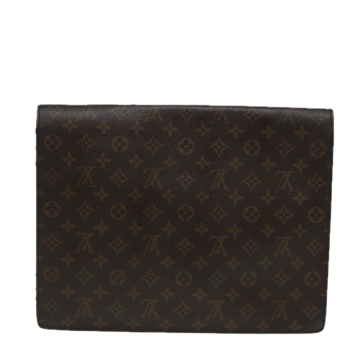 LOUIS VUITTON Monogram Porte Documents Senatur Briefcase M53335 LV Auth 82403