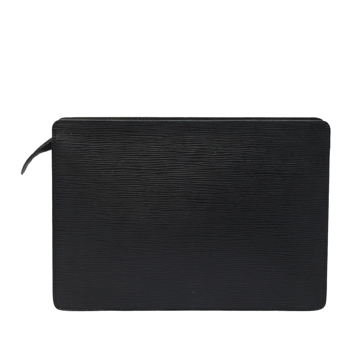 LOUIS VUITTON Epi Pochette Homme Clutch Bag Black Noir M52522 LV Auth 82431