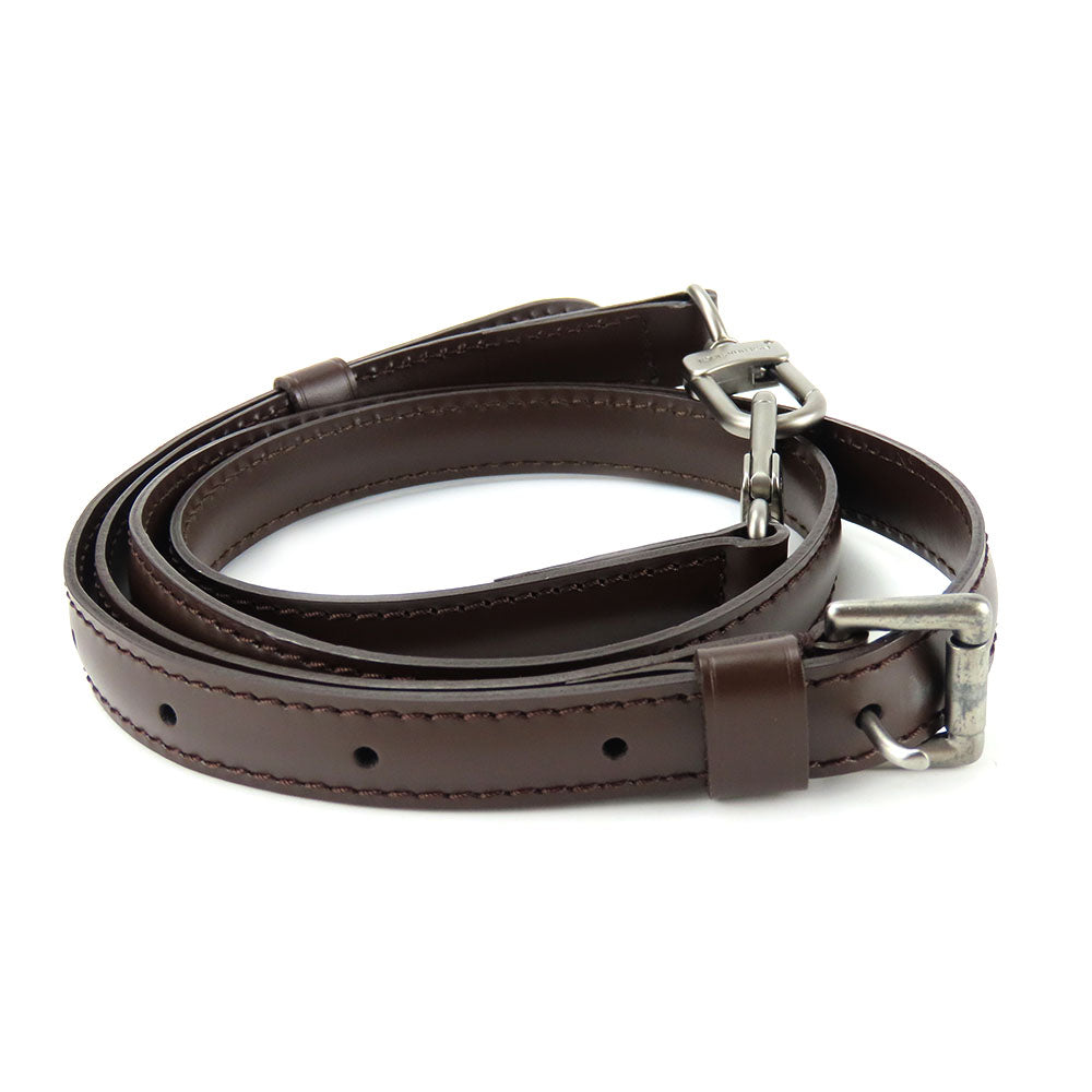 LOUIS VUITTON Shoulder strap leather Brown