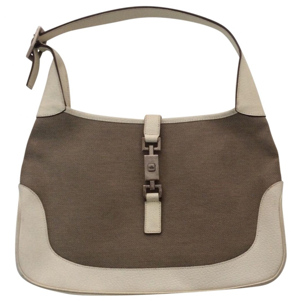 Gucci jackie    beige cloth handbag