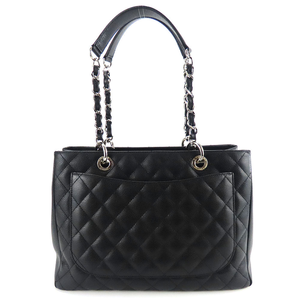 Chanel GST Matrasse Caviarskin Tote Bag Classic Flap