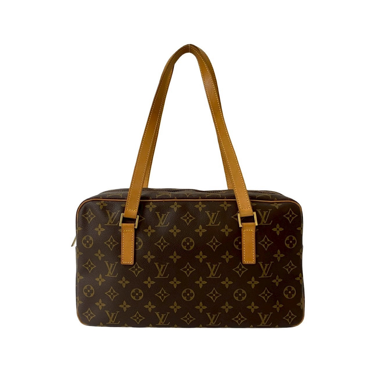 LOUIS VUITTON Shoulder Bag leather Brown Monogram Cite GM