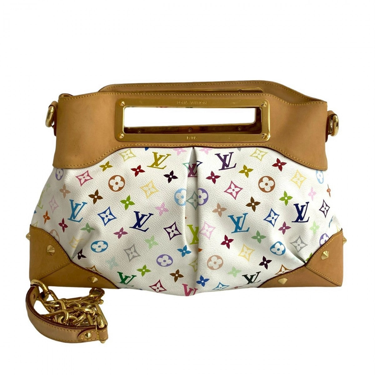 LOUIS VUITTON Shoulder Bag M40253 leather multicolor Monogram multicolor Judy GM