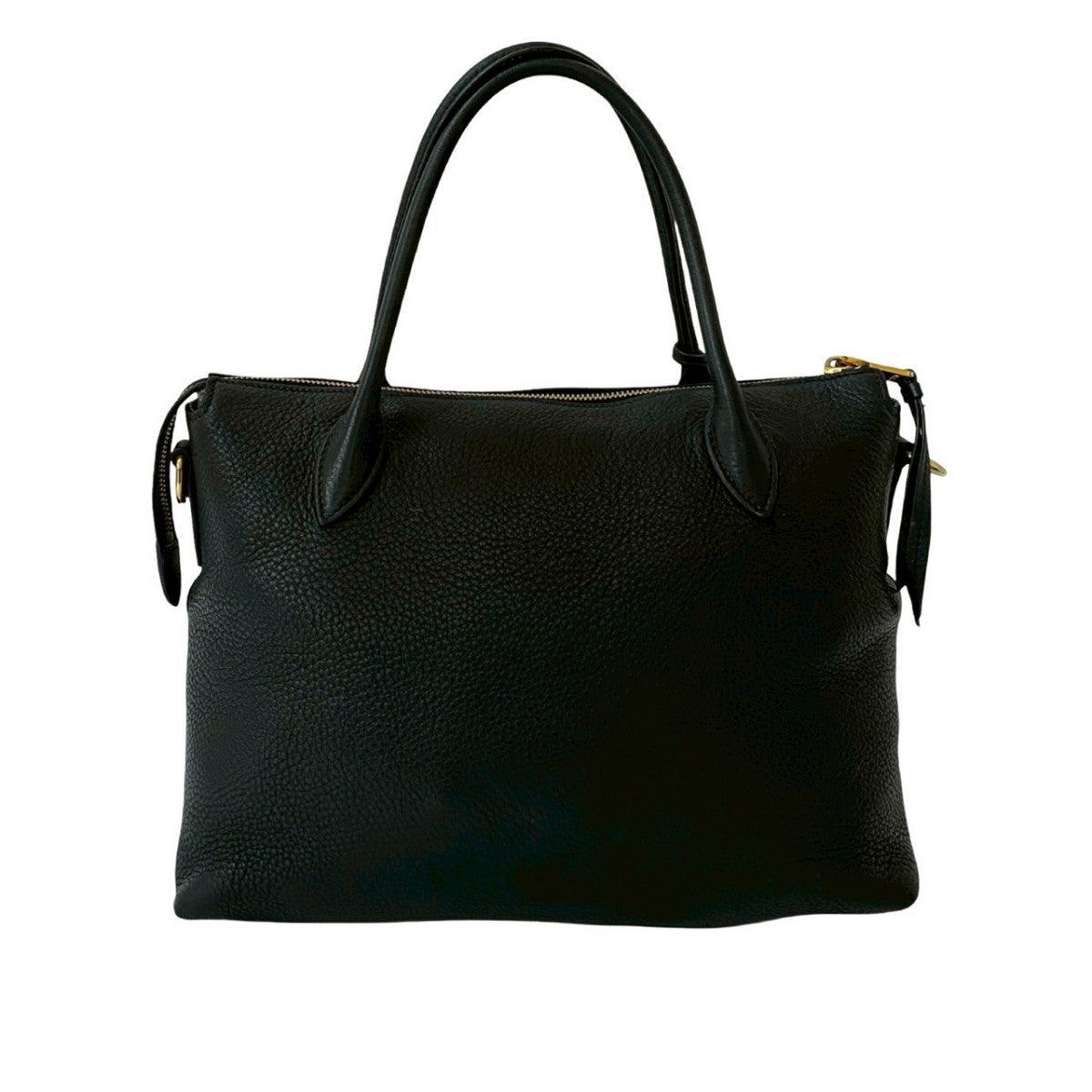 PRADA Shoulder Bag leather black
