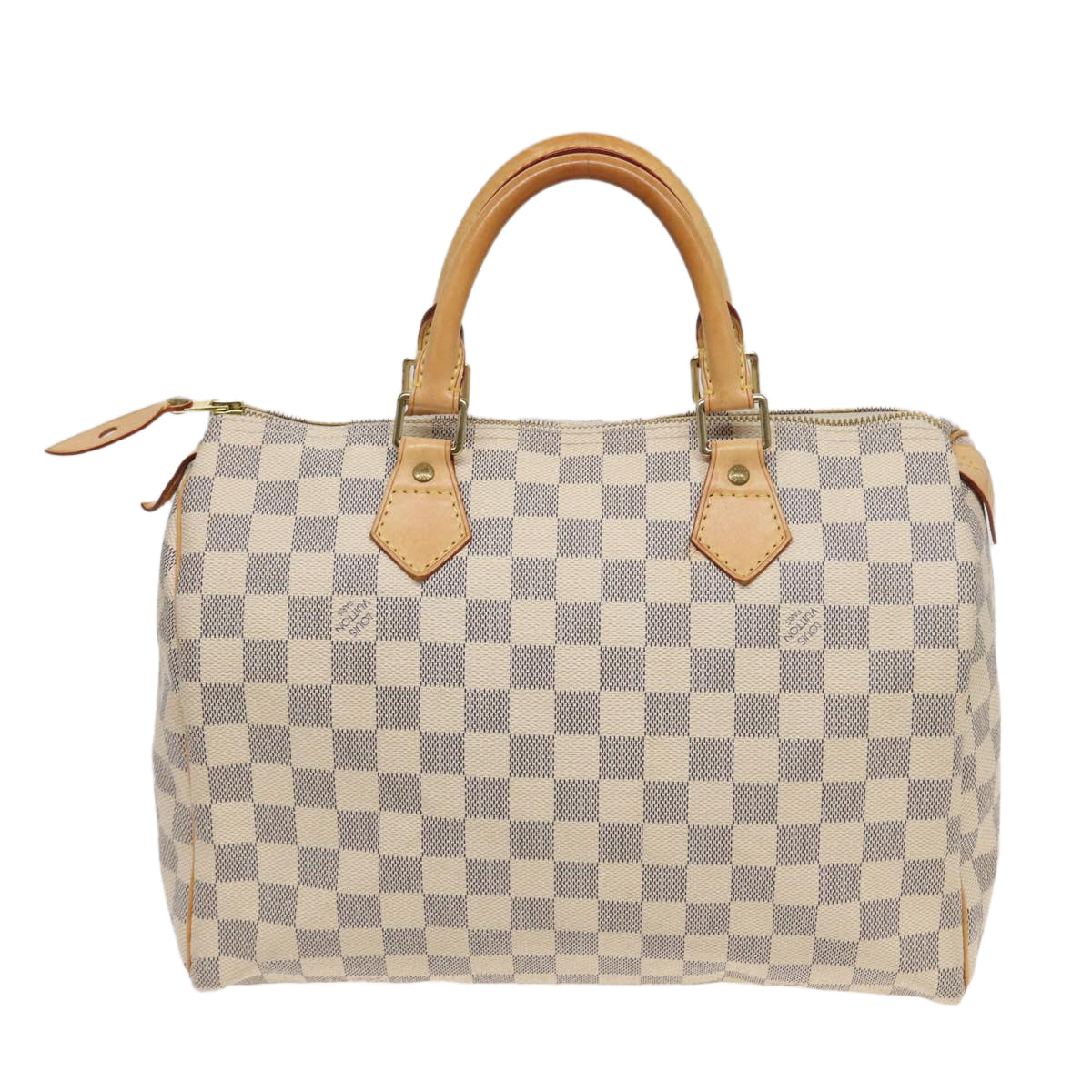 LOUIS VUITTON Damier Azur Hand Bag N41533 LV Auth 82547