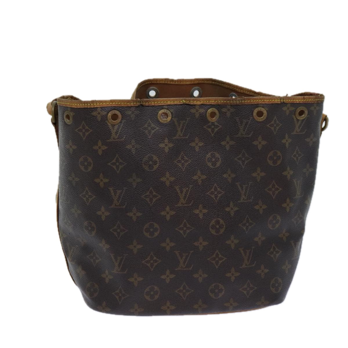 LOUIS VUITTON Monogram Petit Noe Shoulder Bag M42226 LV Auth 82556