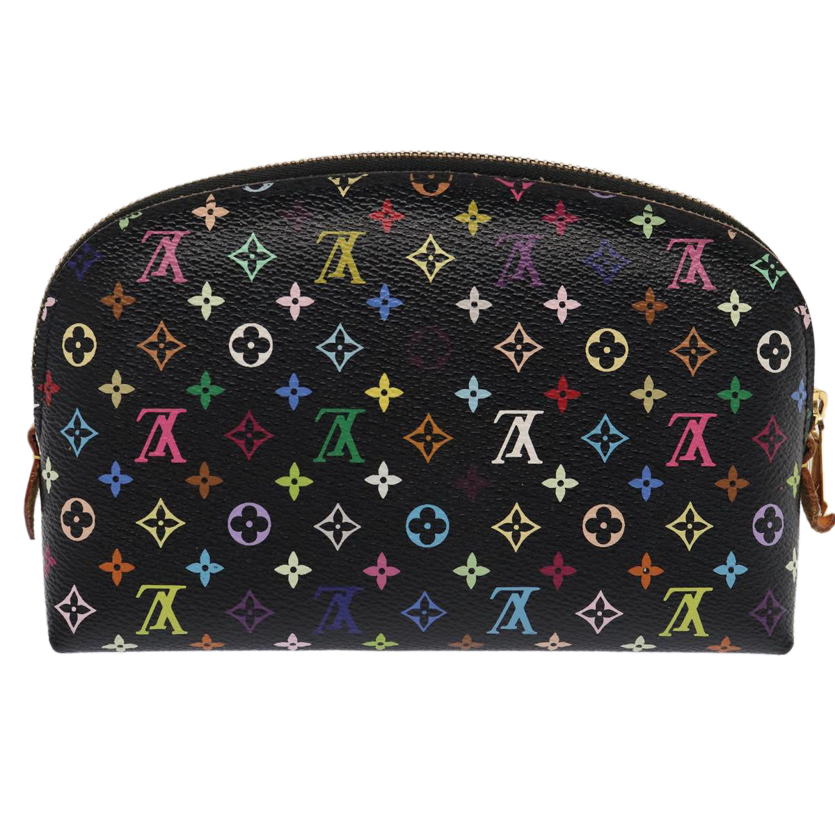 LOUIS VUITTON Monogram Multicolor Pochette Cosmetic Pouch M47355 LV Auth 82594