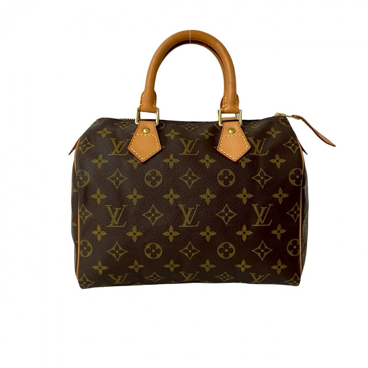 LOUIS VUITTON Handbag leather Brown Monogram Speedy 25