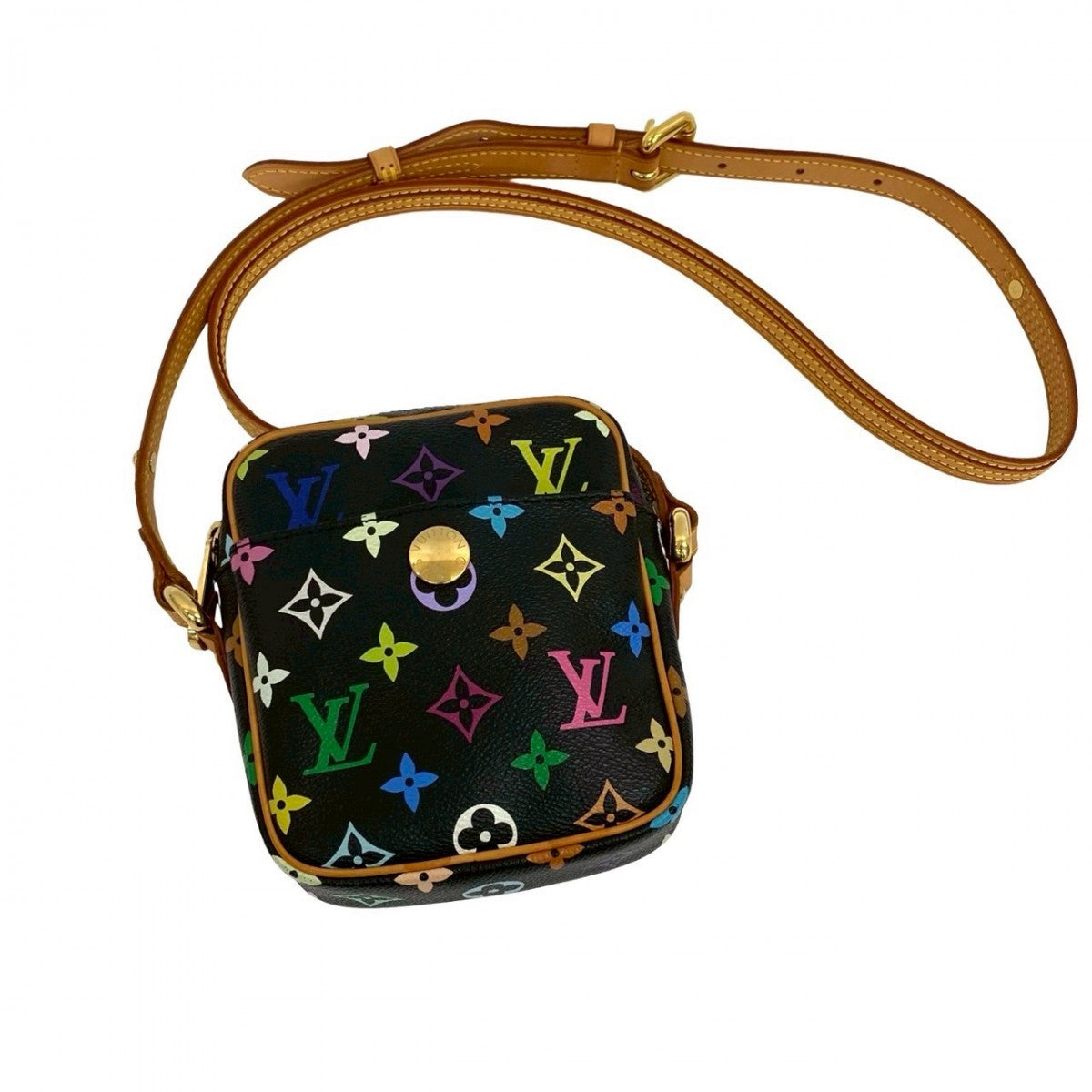 LOUIS VUITTON Shoulder Bag M40056 leather multicolor Monogram multicolor lift