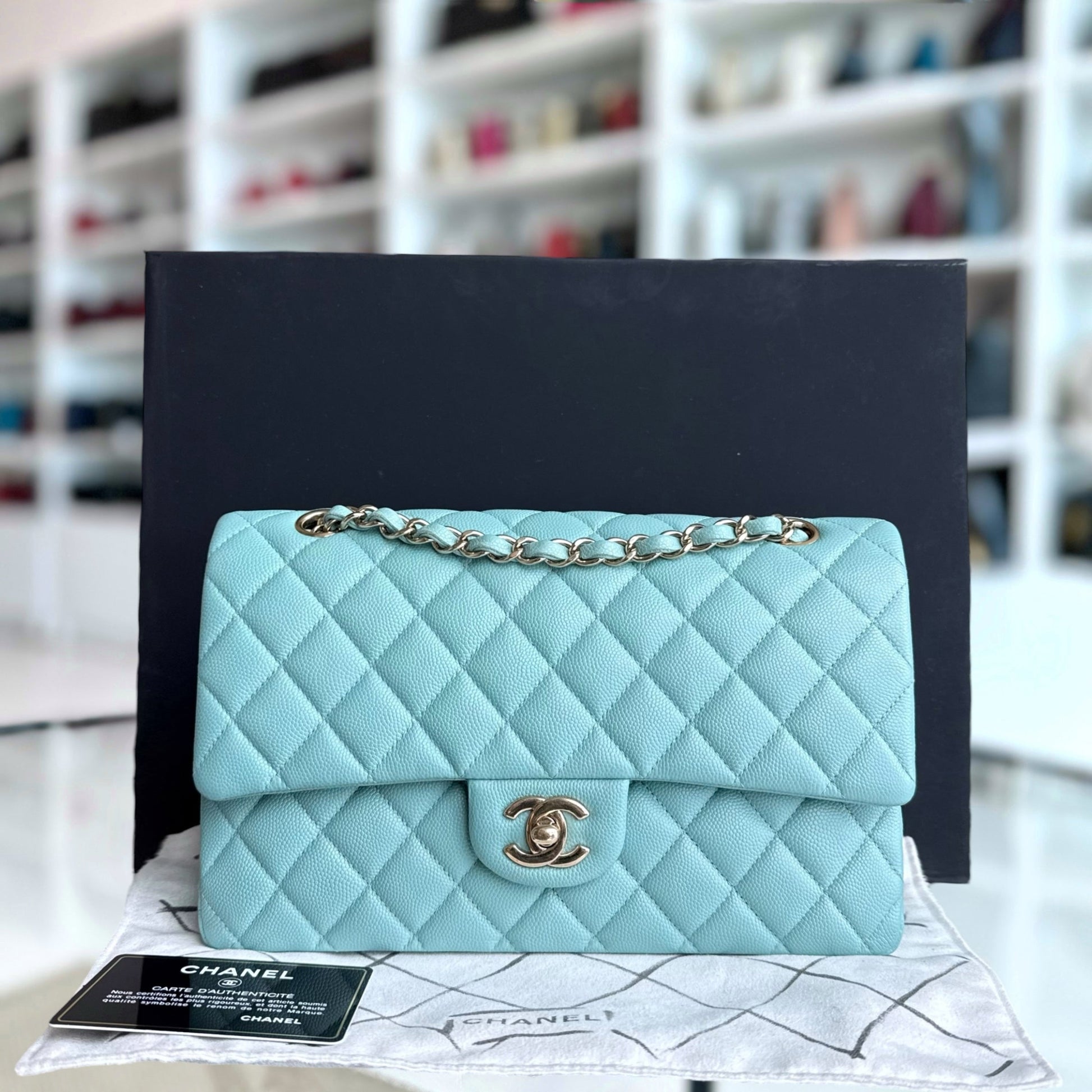 Chanel Classic Flap Medium Shoulder Bag - EworeBags