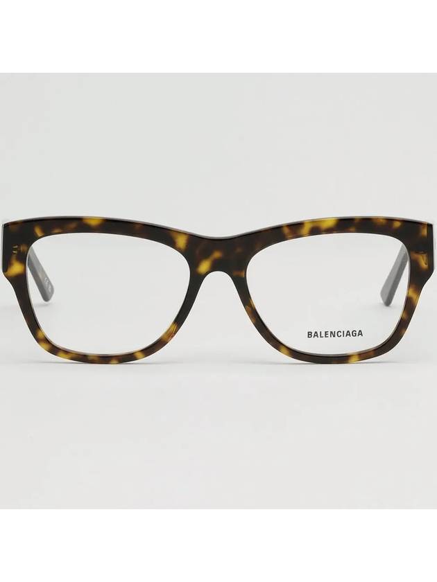 Luxury Balenciaga Trending 2026 Acetate Square Eyeglasses Havana