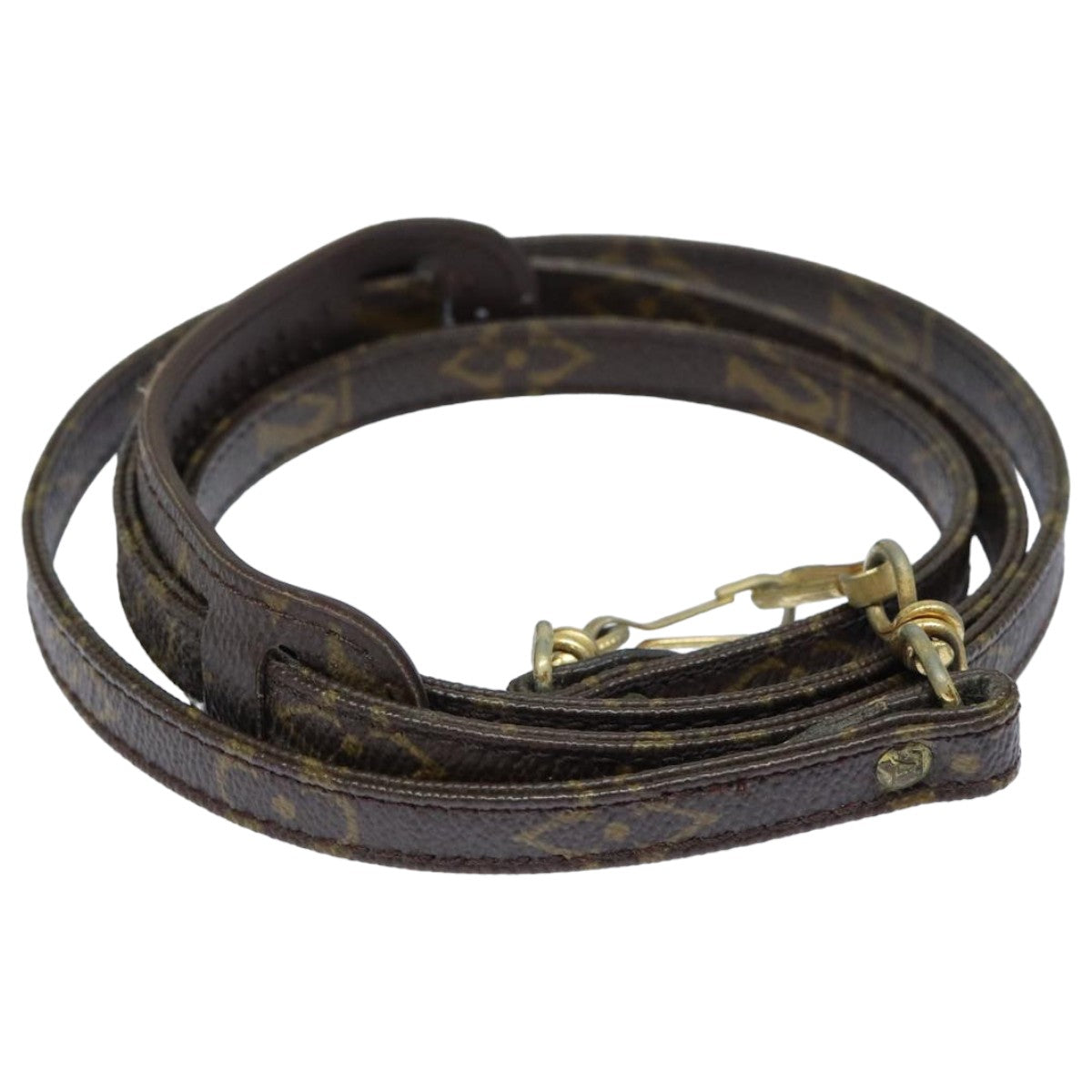 LOUIS VUITTON Monogram Shoulder Strap 46.5" LV Auth 82773