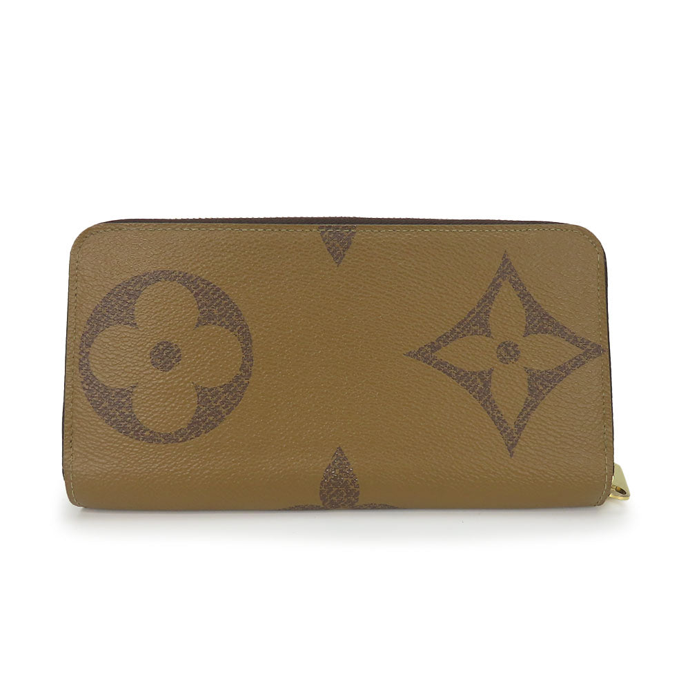 LOUIS VUITTON Long Wallet Purse M69353 monogram giant reverse Brown Zippy wallet