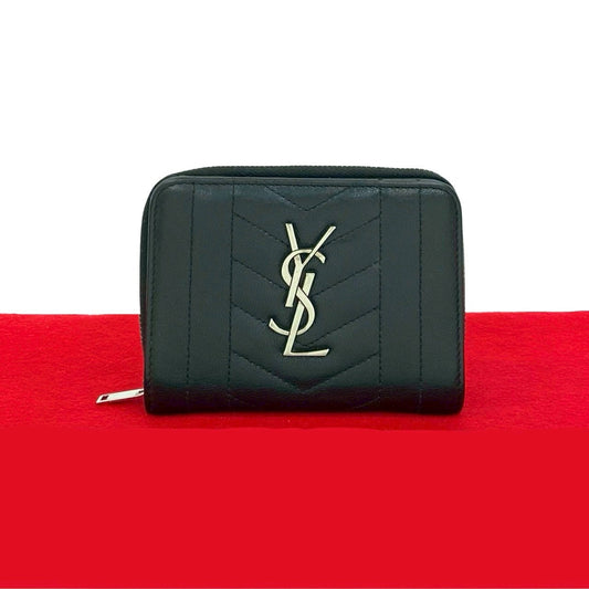 YVES SAINT LAURENT Bifold Wallet leather black