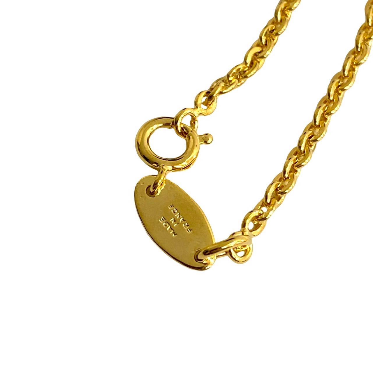 CHANEL Necklace Gold Plated gold