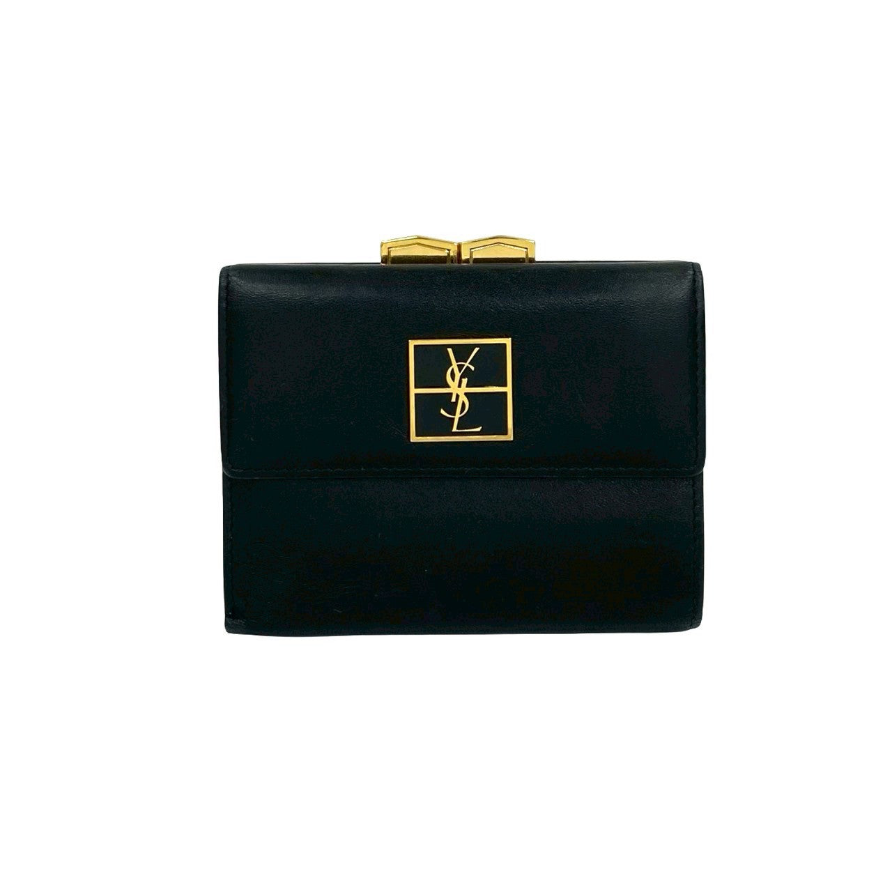 YVES SAINT LAURENT Bifold Wallet leather black