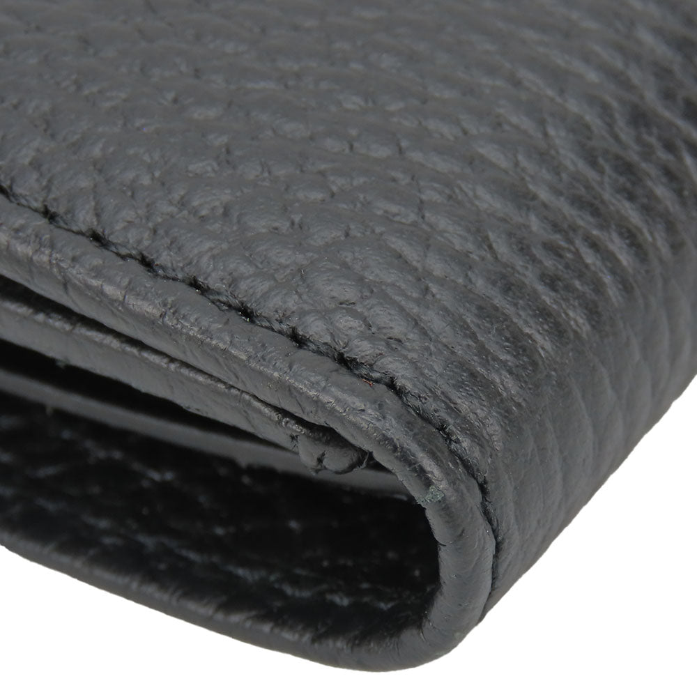 GUCCI Key case Key holder  456118 leather black GG Marmont Women