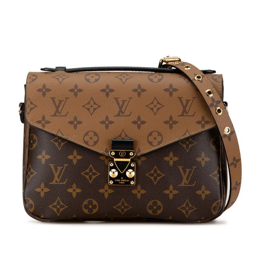 Louis Vuitton Monogram Reverse Pvc Leather Handbag Pochette Shoulder Bag