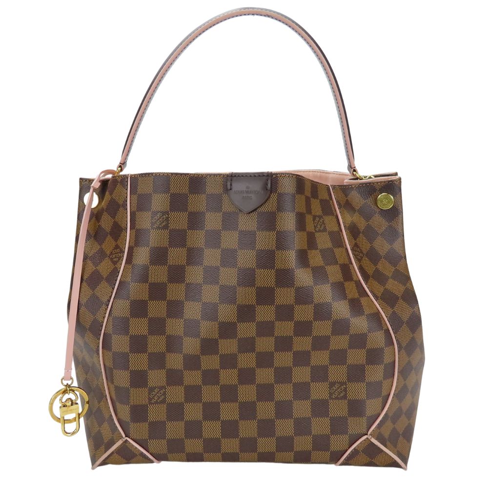 LOUIS VUITTON Shoulder Bag N41556 Damier Brown Kaisa Hobo