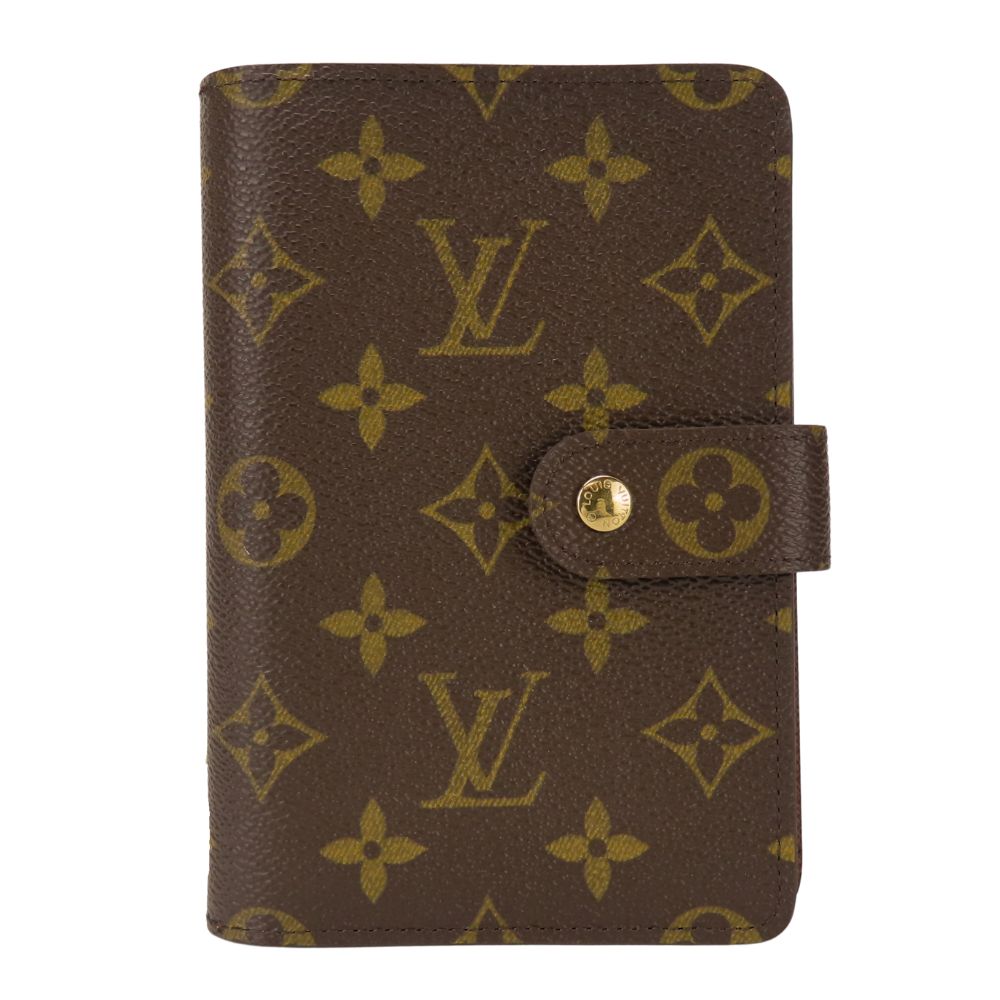 LOUIS VUITTON Bifold Wallet M61207 Monogram Brown Porto Papier Women