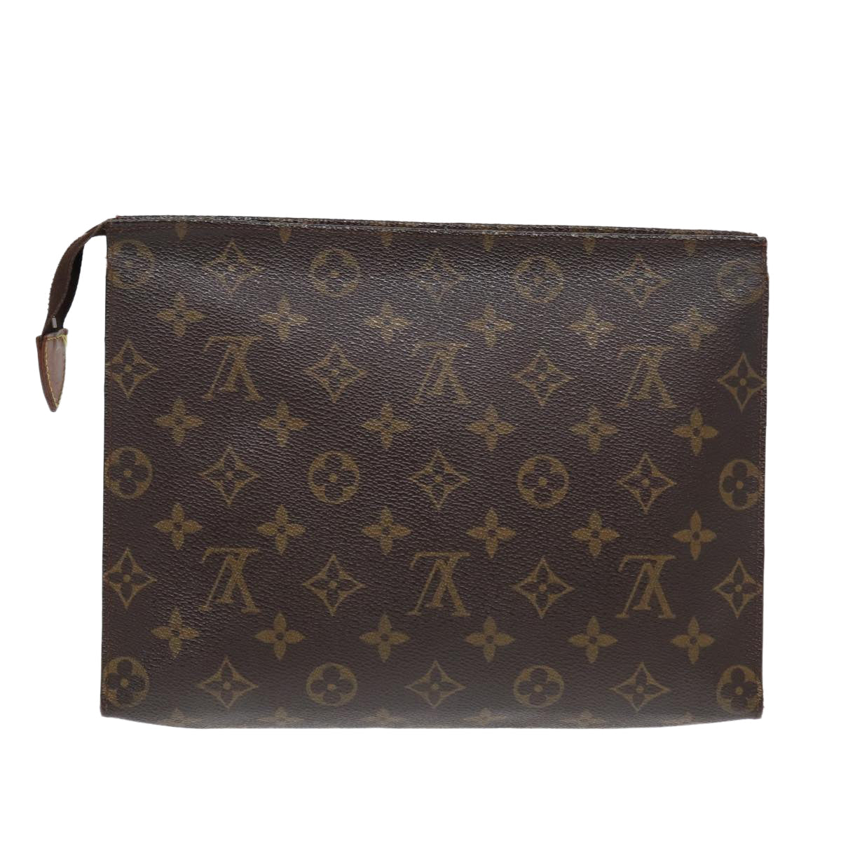 LOUIS VUITTON Monogram Poche Toilette 26 Pouch M47542 LV Auth 82993