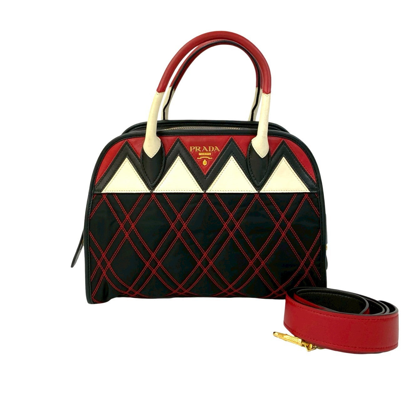 PRADA Shoulder Bag Nylon black