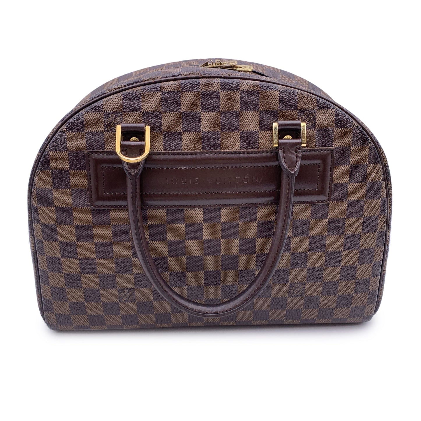 LOUIS VUITTON Damier Ebene Canvas Nolita Satchel Bag Handbag