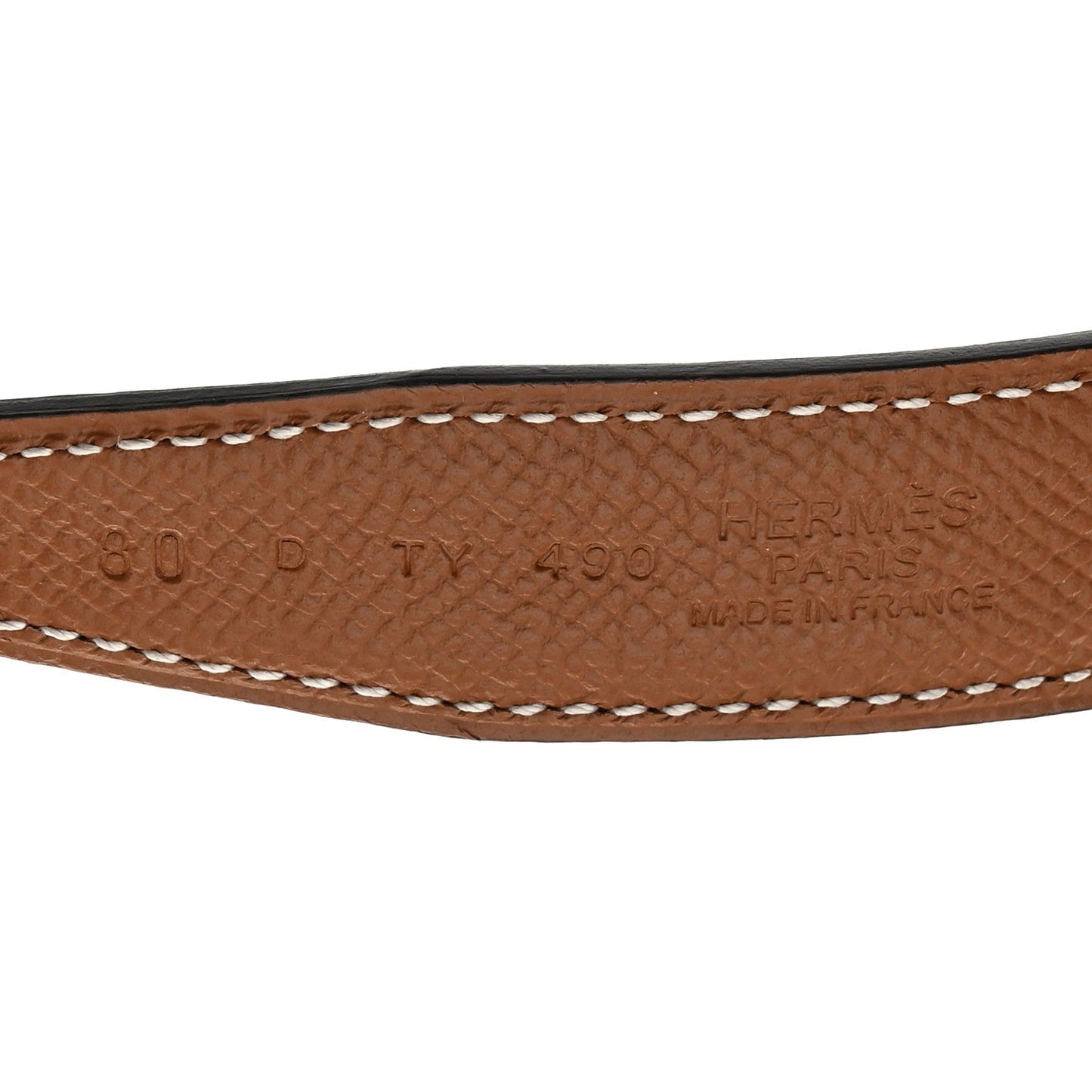 Hermes Swift Epsom 24mm Belt Strap 80 32 Black Gold