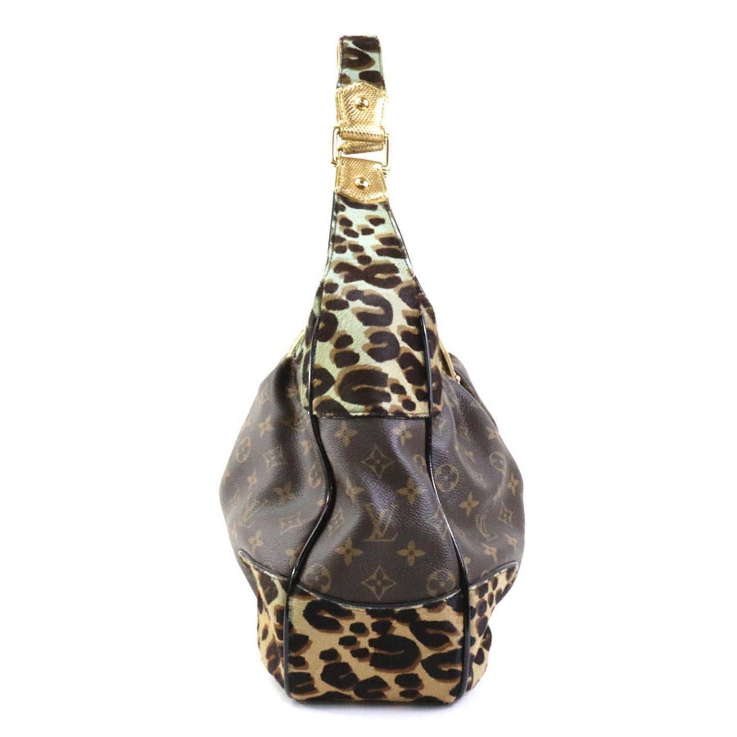 Louis Vuitton blue  Monogram Leather Shoulder Bag