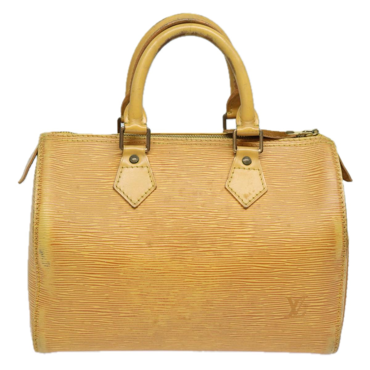 LOUIS VUITTON Epi Hand Bag Tassili Yellow M43019 LV Auth 83026