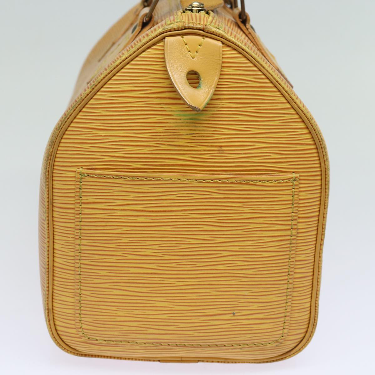 LOUIS VUITTON Epi Hand Bag Tassili Yellow M43019 LV Auth 83026