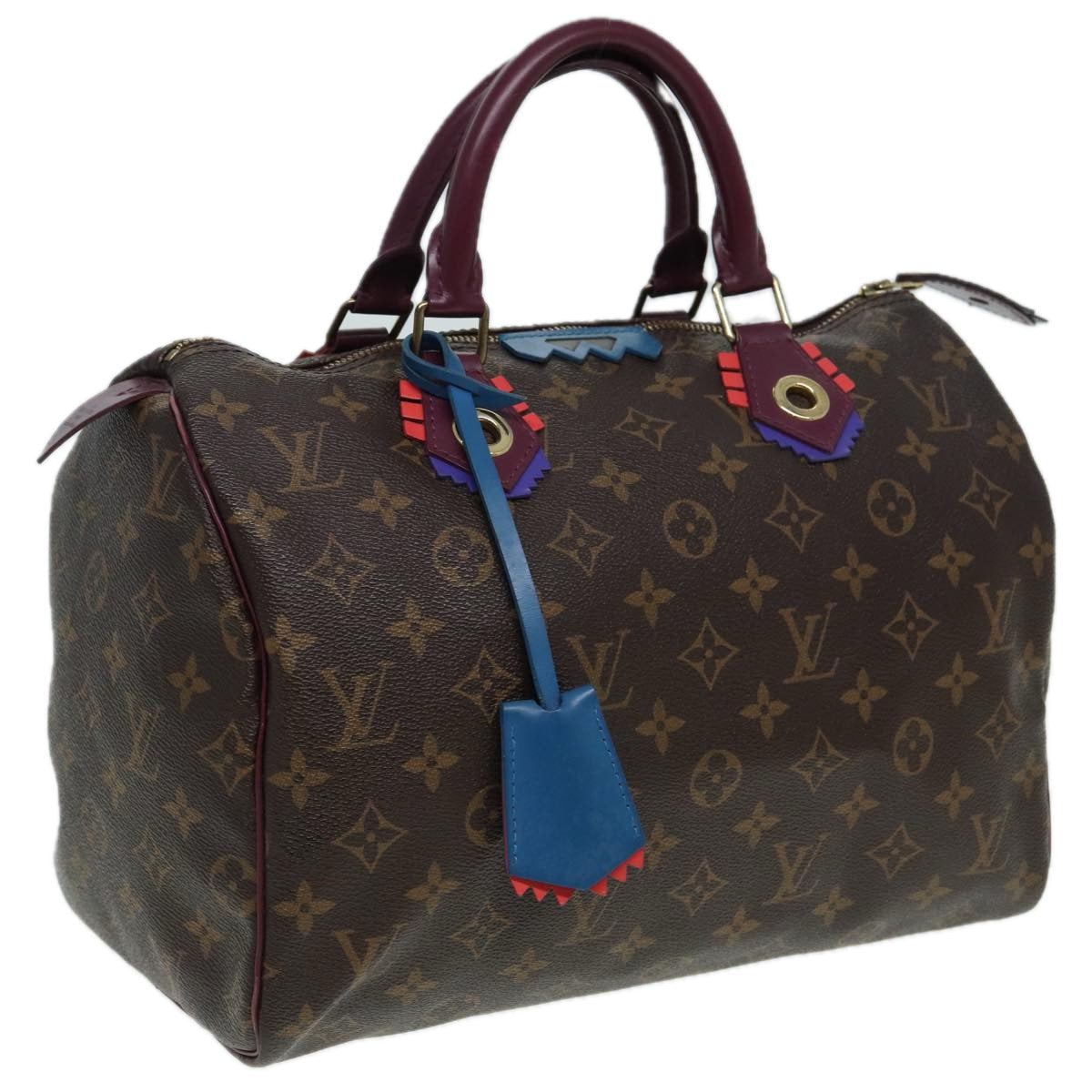 LOUIS VUITTON Monogram Totem Hand Bag M41666 LV Auth 83082